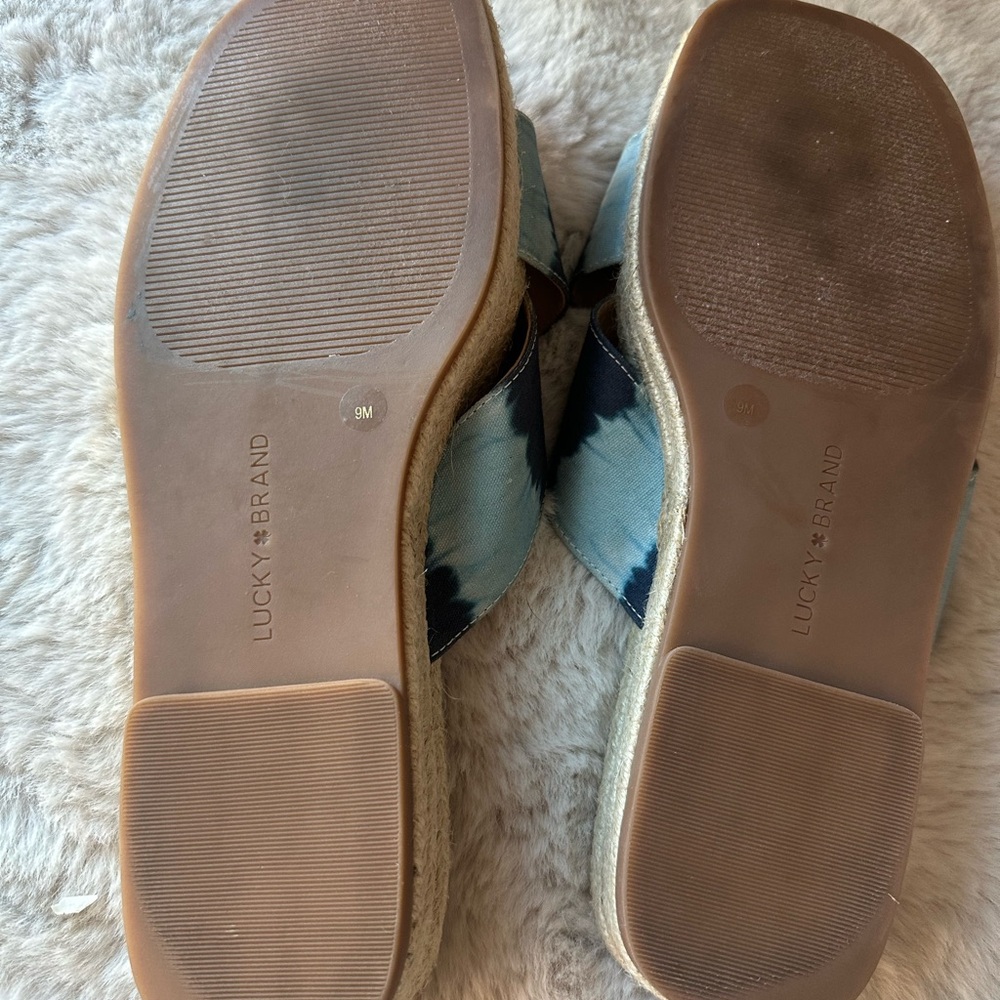 Lucky Brand Tie-Dye Espadrille Sandals - Picture 10 of 12